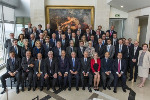 Almuerzo de trabajo con el ministro australiano de Comercio e Inversión y el EABC (Madrid, 3 de julio de 2014)