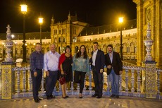 Los Líderes en la Plaza de España
