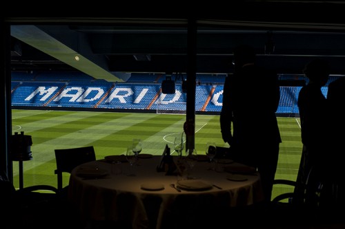 Almuerzo de despedida en el estadio del Real Madrid
