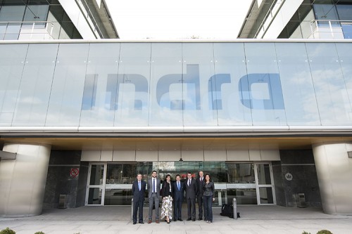 Vistia a la sede de Indra en Madrid