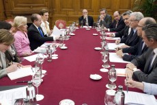 Imagen de la reunión de la Gobernadora General de Australia con el Patronato de la Fundación Consejo España-Australia.
