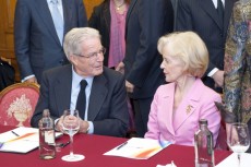 El Presidente de la Fundación Consejo España-Australia, junto a la Gobernadora General de Australia, Quentin Bryce.
