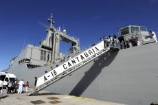 El buque Cantabria se marcha a Australia