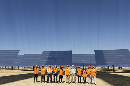 Visit to Abengoa’s solar thermal power station